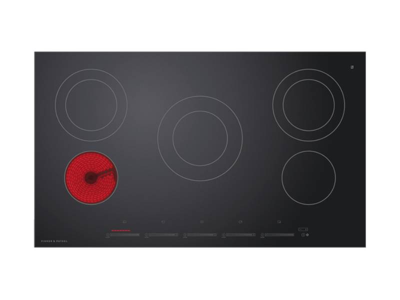 36" Fisher & Paykel Electric Cooktop with 5 Heating Elements - CE365DTB1