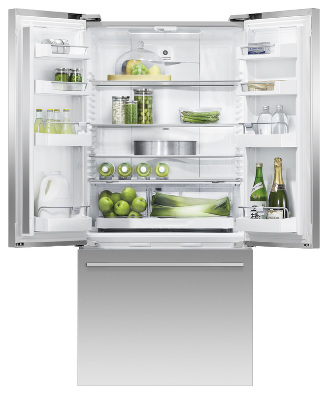 32" Fisher & Paykel 17.1 Cu. Ft. Freestanding French Door Refrigerator in Stainless Steel - RF170ADJX4