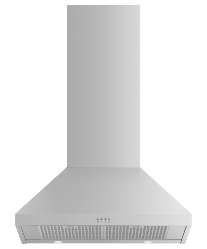 30" Fisher & Paykel Pyramid Chimney Wall Range Hood in Stainless Steel - HC30PCX1