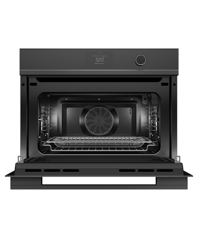 24" Fisher & Paykel 1.7 Cu. Ft. Convection Speed Single Wall Oven - OM24NDTDB1