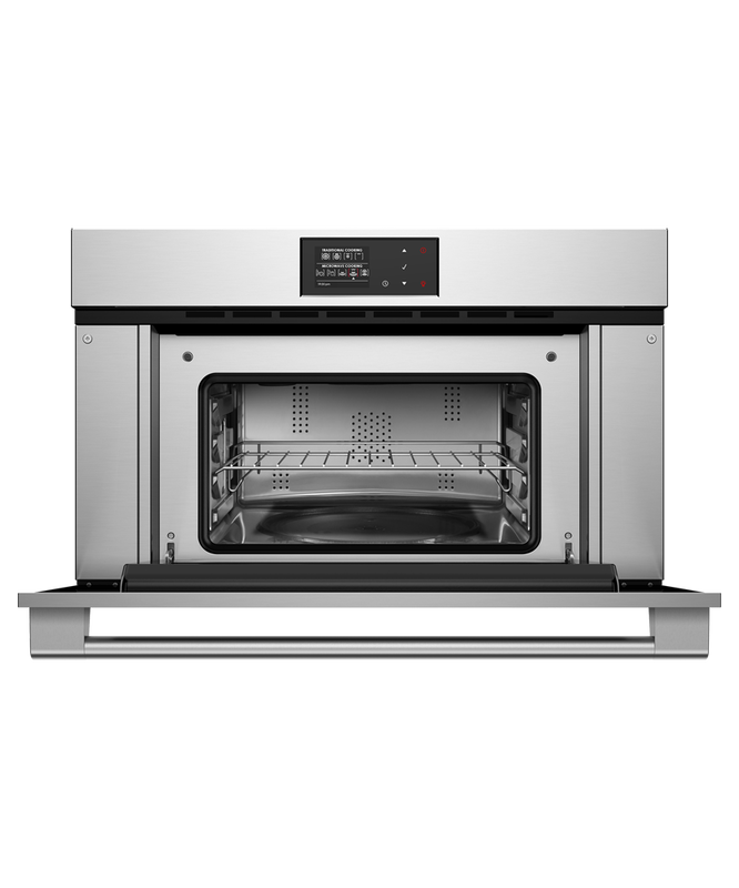 30" Fisher & Paykel 1.3 Cu. Ft. Convection Speed Single Wall Oven in Stainless Steel - OM30NPX1