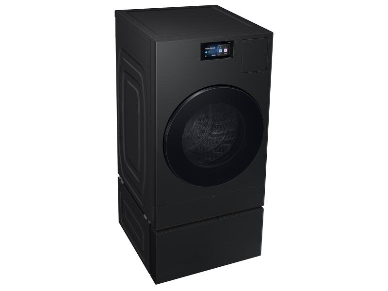 Samsung Bespoke AI Laundry Combo Pedestal with Storage Drawer in Brushed Black - WE702NB/US