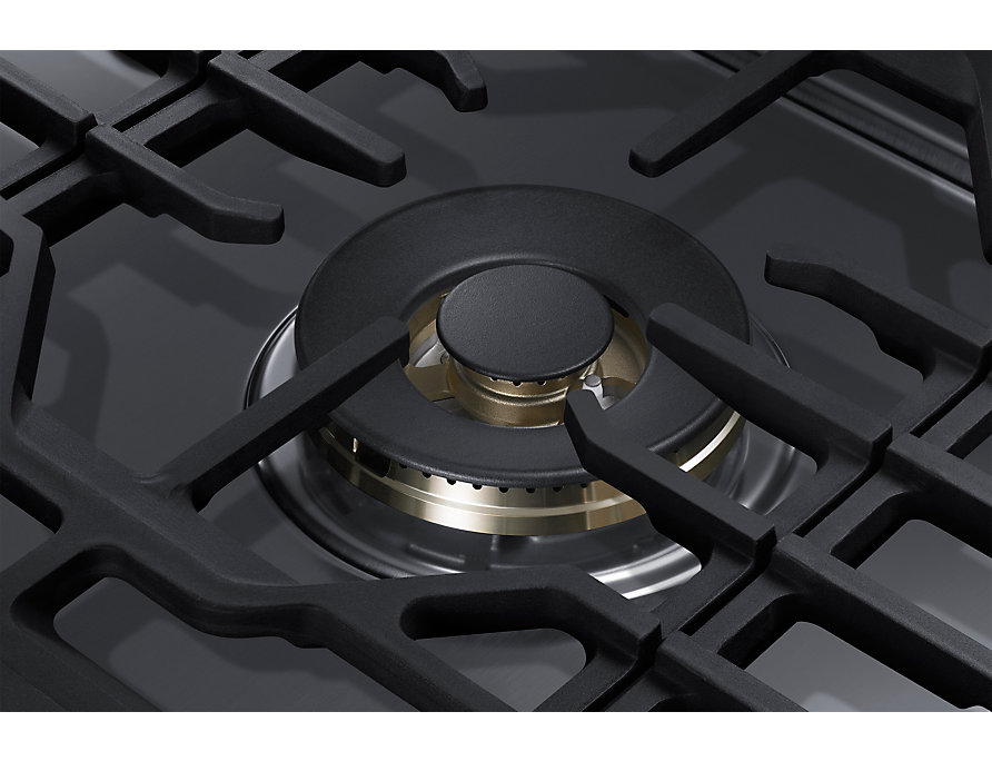 30" Samsung Gas Cooktop With 22K BTU Dual Power Burner - NA30N7755TS