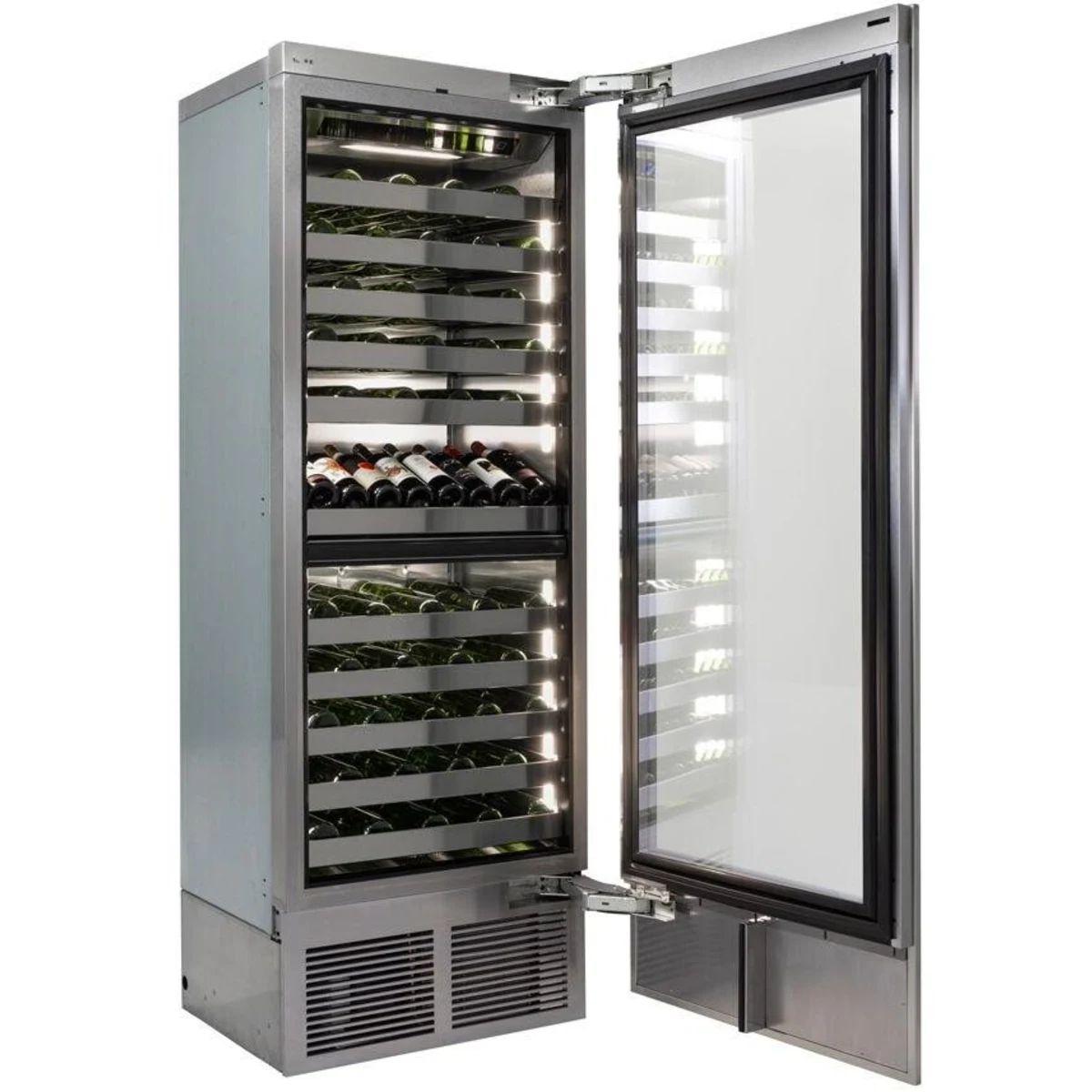 30" Perlick C-Series Dual Zone Wine Column with Right Hinge Panel Ready Door - CR30D24RL
