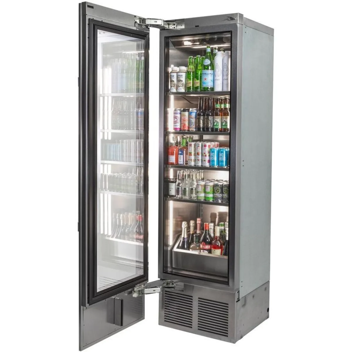 24" Perlick C- Series Single Zone Beverage Column with Left Hinge Panel Ready Door - CR24B24LL