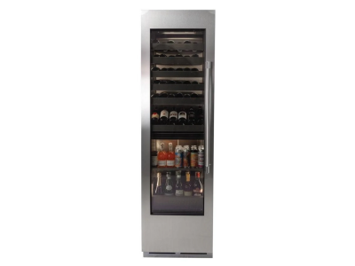 24" Perlick C-Series Dual Zone Beverage Column with Left Hinge Panel Ready Door - CR24C24LL