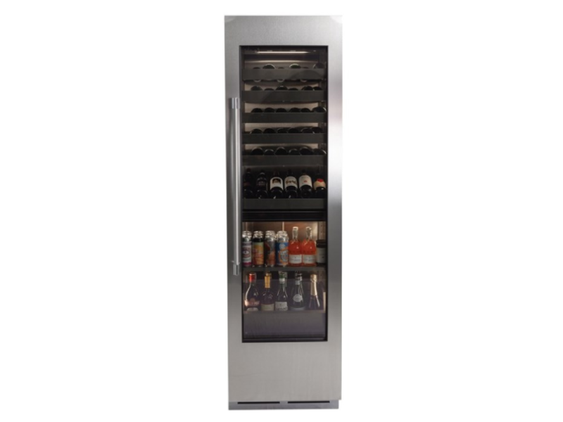 24" Perlick C-Series Dual Zone Beverage Column with Right Hinge Panel Ready Door - CR24C24RL