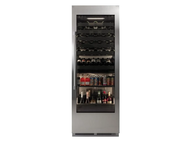 30" Perlick C-Series Dual Zone Beverage Column with Right Hinge Panel Ready Door - CR30C24RL