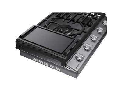 30" Gas Cooktop with 19K BTU Dual Burner - NA30N6555TS