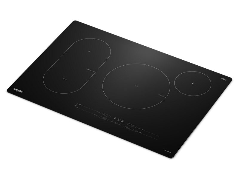 30" Whirlpool Intelligent Induction Cooktop with Temp Cook Technology - WCIT7030SB