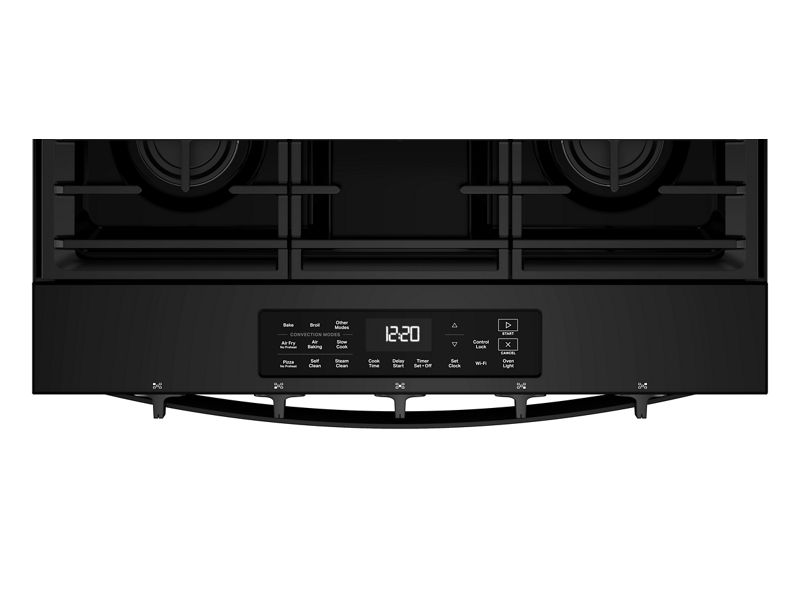 30" Whirlpool 5 Cu. Ft. Gas Range with Air Cooking Technology - WSGS5030SB