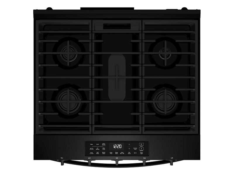30" Whirlpool 5 Cu. Ft. Gas Range with Air Cooking Technology - WSGS5030SB