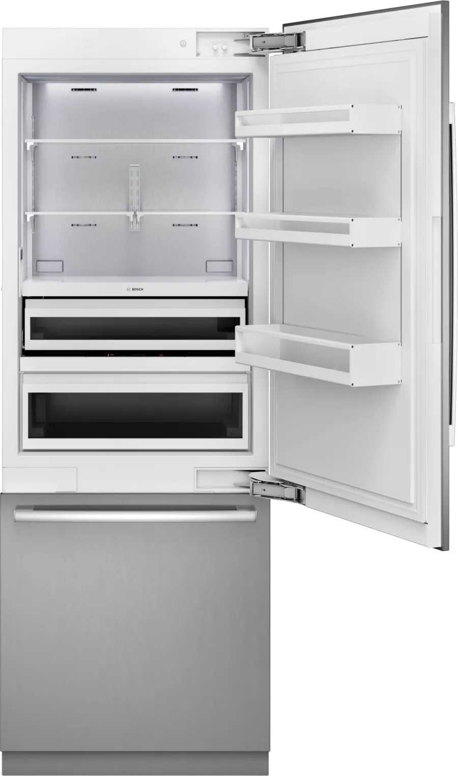 30" Bosch Benchmark Series Built-in Bottom Freezer Refrigerator - B30BB130SS