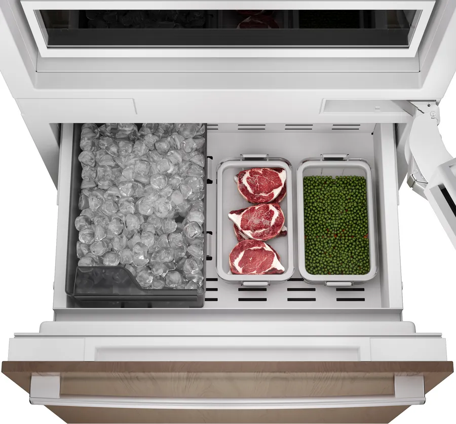 30" Bosch Benchmark Series Built-in Bottom Freezer Refrigerator in Panel Ready - B30IB100SP