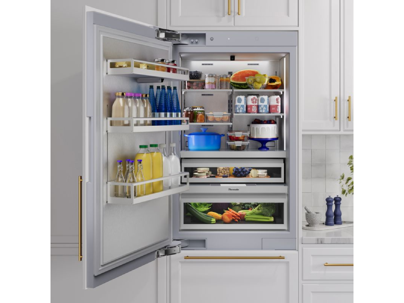 30" Thermador Freedom Built-in Two Door Bottom Freezer Panel Ready - T30IB100SP