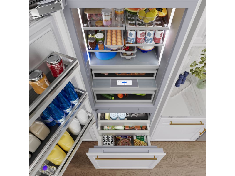 30" Thermador Freedom Built-in Two Door Bottom Freezer Panel Ready - T30IB100SP