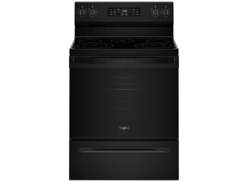 30" Whirlpool Electric Range with Air Cooking Technology - YWFES4530SB