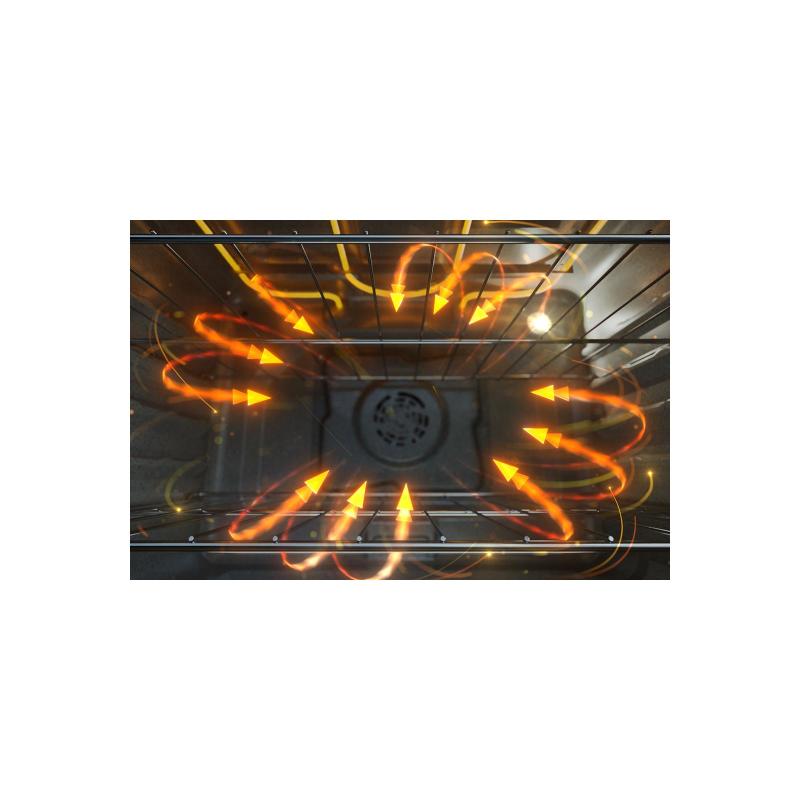 30" Whirlpool Electric Range with Air Cooking Technology - YWFES4530SB