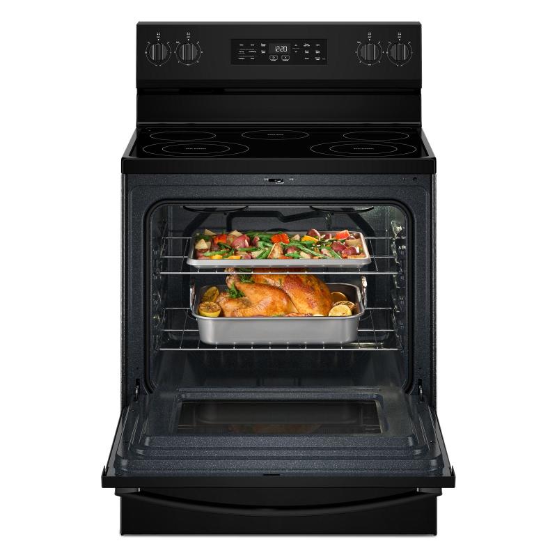 30" Whirlpool Electric Range with Air Cooking Technology - YWFES4530SB