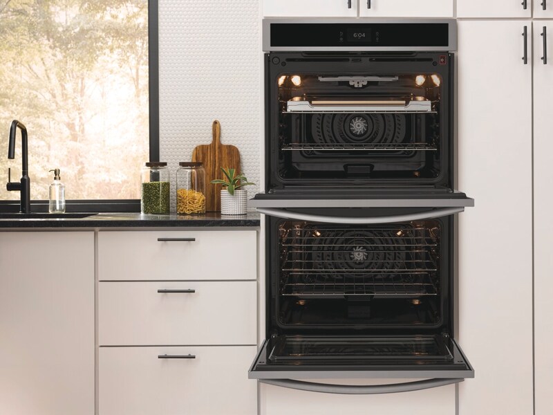 30" Frigidaire Gallery Double Electric Wall Oven with Stone-Baked Pizza - GCWD3070AF