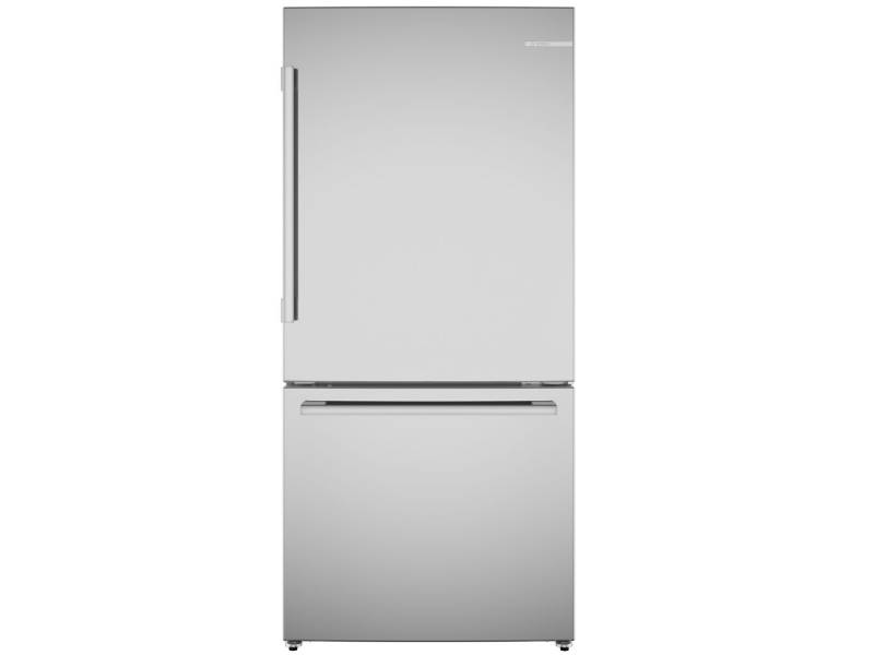 33" Bosch 100 Series Counter-Depth Freestanding Bottom Freezer Refrigerator - B33CM10SNS