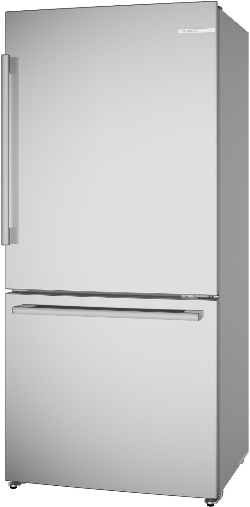 33" Bosch 100 Series Counter-Depth Freestanding Bottom Freezer Refrigerator - B33CM10SNS