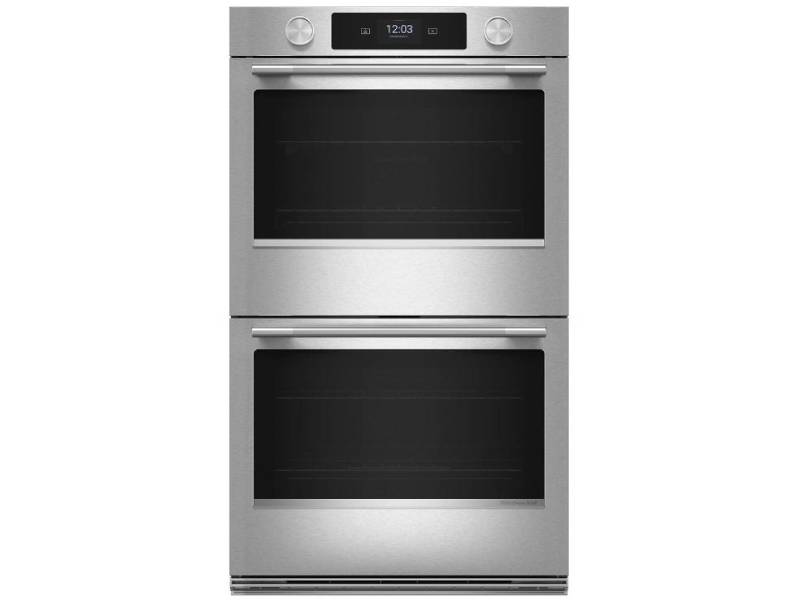 30" KitchenAid Smart Electric Double Wall Oven with Assisted Cooking Modes - KOED730SPS