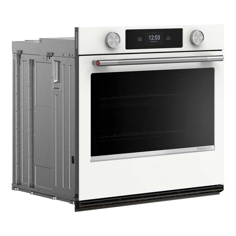 30" KitchenAid Smart Electric Single Wall Oven with Assisted Cooking Modes - KOES730SWH