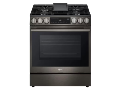 30" LG 6.3 Cu. Ft. Smart Gas Slide-In Range with ProBake Convection InstaView and Air Fry - LSGL6335Z