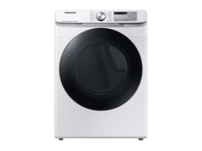 27" Samsung 7.5 Cu. Ft. Electric Dryer with Multi Steam and Steam Sanitize+ - DVE45B6305W/AC