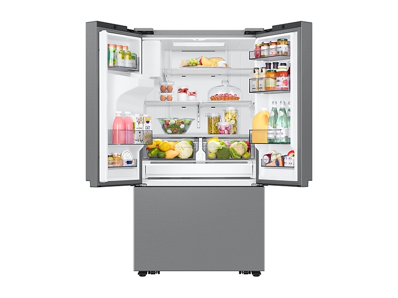 36" Samsung 26 Cu. Ft. Mega Capacity Counter Depth 3-Door French Door Refrigerator - RF27CG5B10SRAA