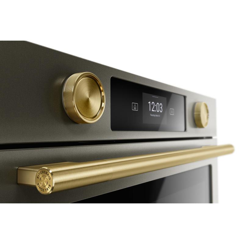 30" KitchenAid Smart Electric Single Wall Oven with Assisted Cooking Modes - KOES730SBE