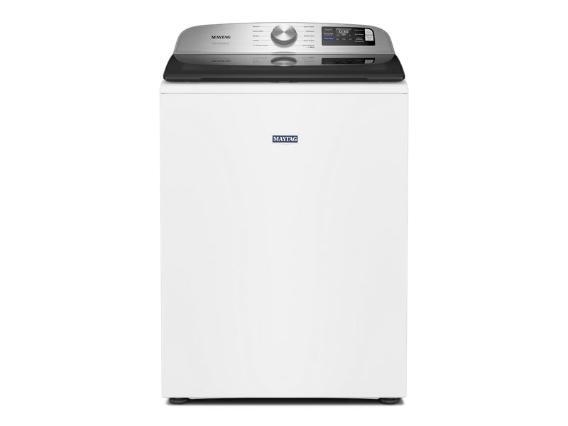 27" Maytag 6.0 Cu. Ft. Top Load Agitator Washer with Extra Power and Smart Appliance - MTW6205RW