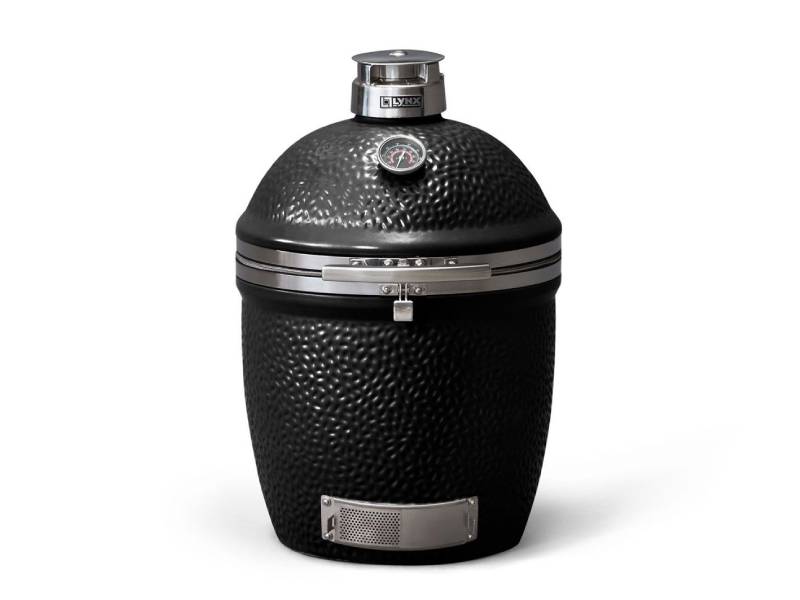 18" Lynx Kamado Ceramic Charcoal Grill With Rotisserie - LCGRBK