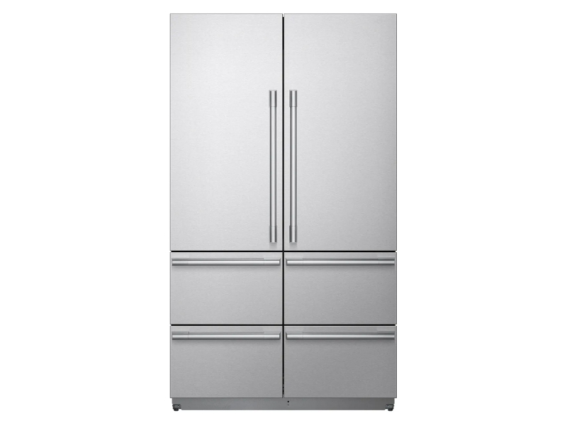 48" Signature Kitchen Suite 26.0 Cu. Ft. Built-in French Door Refrigerator Pre-assembled - SKSFD4826SP