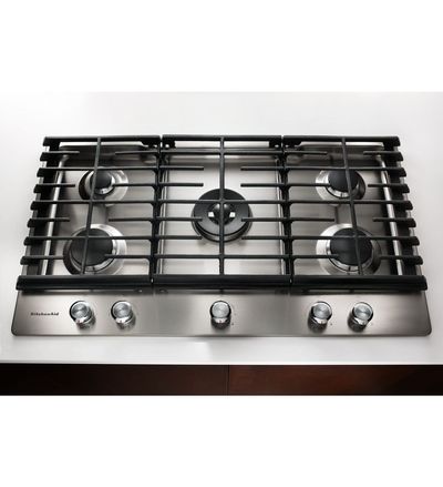 30" KitchenAid 5-Burner Gas Cooktop - KCGS550ESS