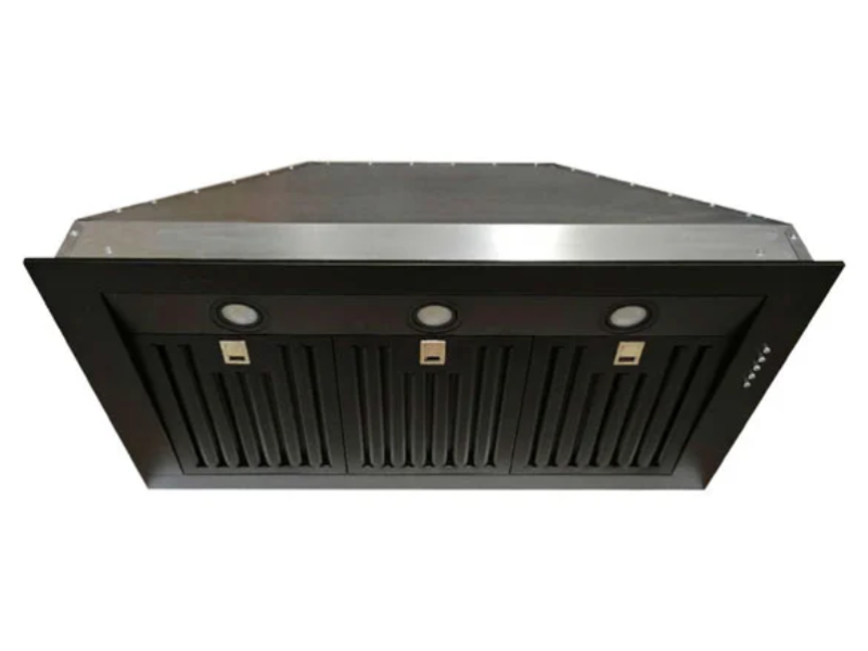 34" Cyclone Classic Collection Insert Range Hood in Matte Black - BXB60634MB