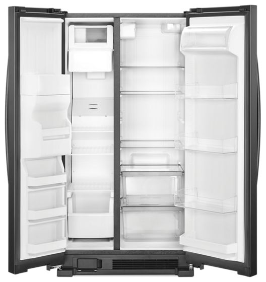 36" Whirlpool 25 Cu. Ft. Side-by-Side Refrigerator -  WRS335SDHB