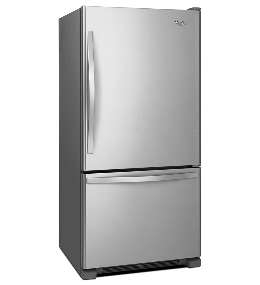 33" Whirlpool 22 Cu. Ft. Bottom-Freezer Refrigerator - WRB322DMBM