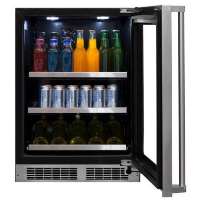 24" Marvel Beverage Center with Display Wine Rack - MP24BCG4LS