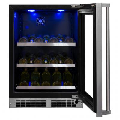 24" Marvel Beverage Center with Display Wine Rack - MP24BCG4LS