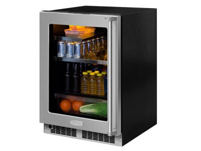 24" Marvel Professional Beverage Refrigerator with Drawer - MP24BRF4LP