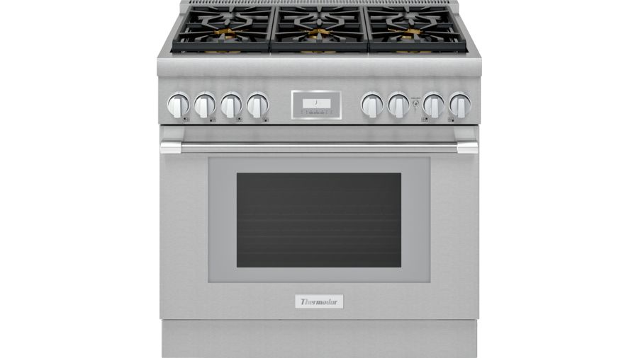 36" Thermador  Pro-Harm Duel Fuel Range 6 Burner - PRD366WHC