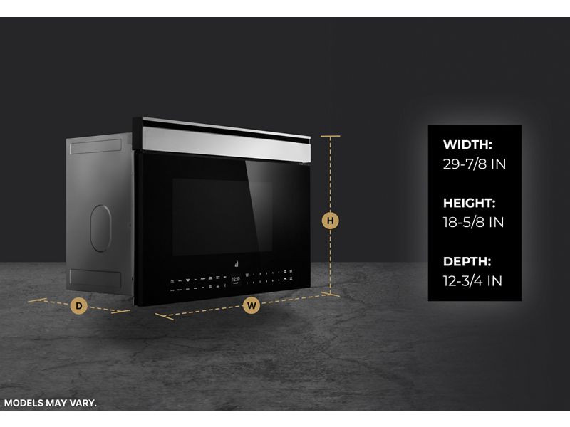 30" Jenn-Air NOIR 7-in-1 Flush Built-in Microwave Oven - YJOETC330SM