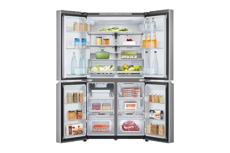 36" LG French 4-Door Counter-Depth Refrigerator with Ice Maker - LF24C8200S