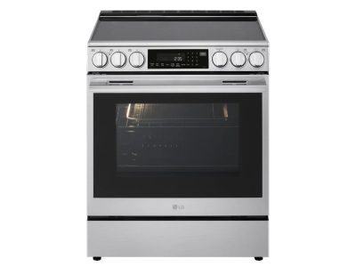 30" LG 6.3 Cu. Ft. Smart Electric Slide-in Range with InstaView ProBake Convection and Air Fry - LSEL6337XE