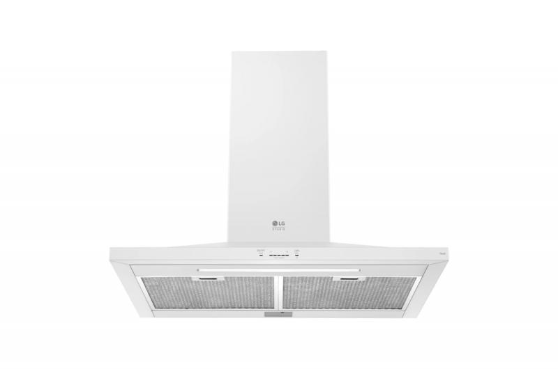 30" LG STUDIO Chimney Style Hood in Essence White - LSHD3080N