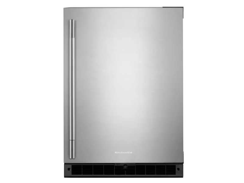 24" KitchenAid Undercounter Refrigerator with Stainless Steel Door - KURR124SSB