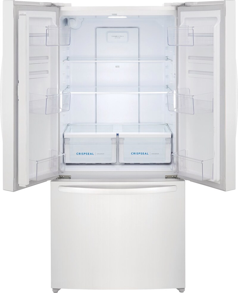 32" Frigidaire 18 Cu. Ft. Counter-Depth French Door Refrigerator - FRFG1723AW