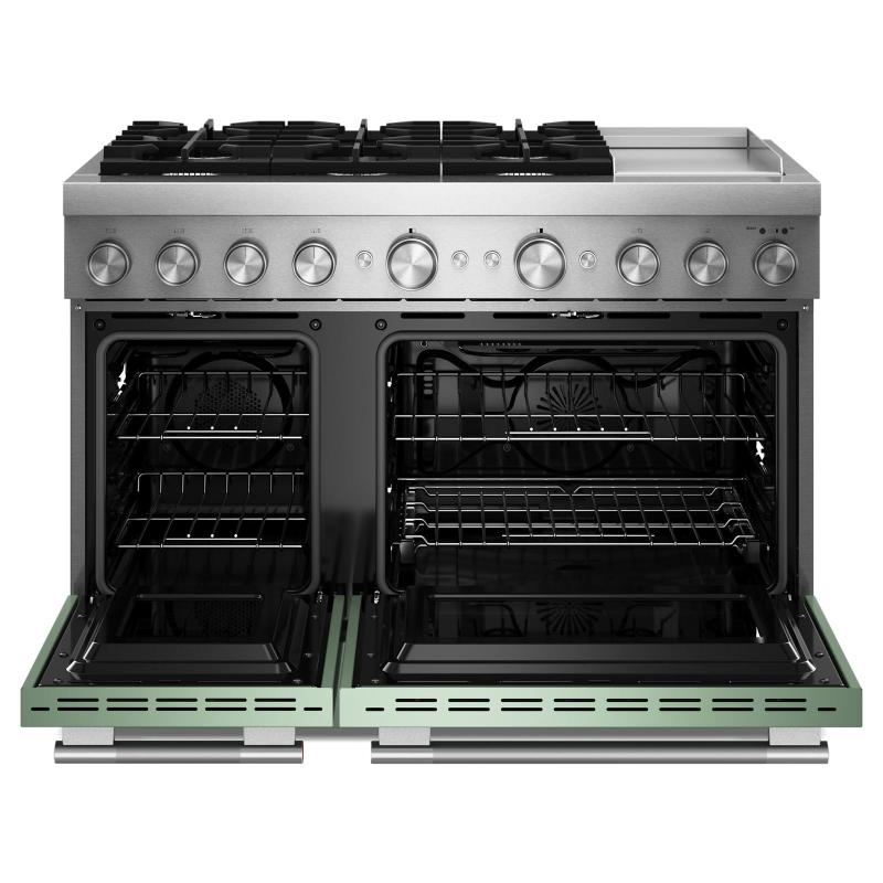48" KitchenAid 6 Burner Commercial-Style Dual Fuel Range - KFDD948SDC